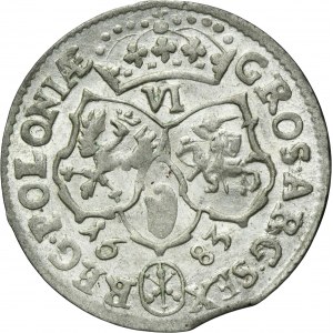 John III Sobieski, 6 Groschen Bromberg 1683 TLB