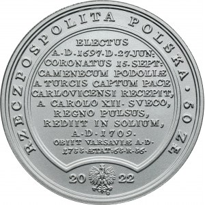 Treasures of Stanislaw August, 50 zloty 2022 August II the Strong