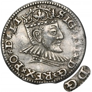 Sigismund III Vasa, 3 Groschen Riga 1591 - LI - UNLISTED