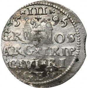 Sigismond III Vasa, Troïka Riga 1595 - LI