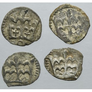 Lot, Ladislaus III of Varna and Casimir IV Jagiellon, Denarius (4 pcs.)
