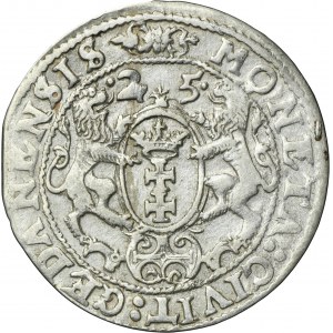 Sigismund III Vasa, 1/4 Thaler Danzig 1625 - PR•