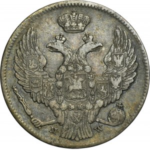 30 kopeck = 2 zloty Warsaw 1839 MW