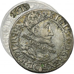 Sigismund III Vasa, 1/4 Thaler Danzig 1613 - RARE