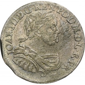 John III Sobieski, 1/4 Thaler Bromberg 1677 SB