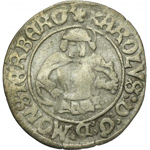 Silesia, Duchy of Münsterberg-Oels, Karl I, Groschen Reichenstein 1518 - RARE
