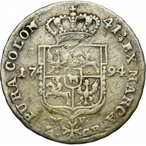Poniatowski, 8 Groschen 1794 MV - 41 ¾