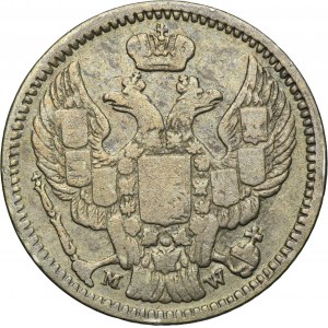 20 kopeck = 40 groszy Warsaw 1850 MW - RARE