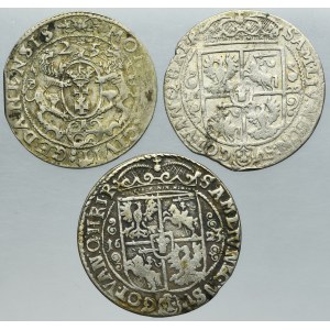 Lot, Sigismund III Vasa, 1/4 Thaler Bromberg and Danzig (3 pcs.)