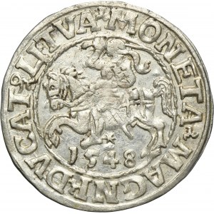 Sigismund II August, 1/2 Groschen Vilnius 1548 - LI/LITVA