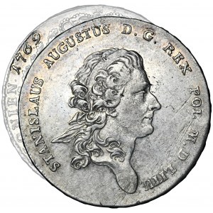 Poniatowski, Thaler Warsaw 1769 IS - EXTREMELY RARE