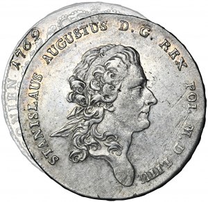 Poniatowski, Thaler Warsaw 1769 IS - EXTREMELY RARE