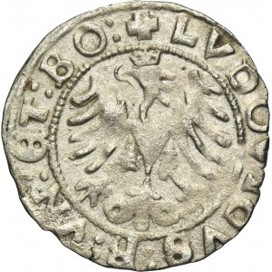 Silesia, City of Schweidnitz, Louis II of Hungary, 1/2 Groschen 1522