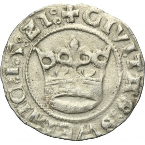 Silesia, City of Schweidnitz, Louis II of Hungary, 1/2 Groschen 1521