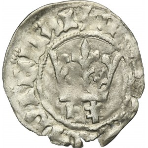 Ladislaus II Jagiello, 1/2 Groschen Krakau - letter F‡