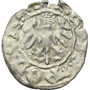 Ladislaus II Jagiello, 1/2 Groschen Krakau - letter F‡