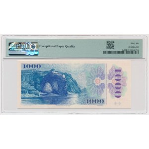 Czech Republic, 1.000 Korun 1985 (1993) - with stamp image printed - PMG 66 EPQ