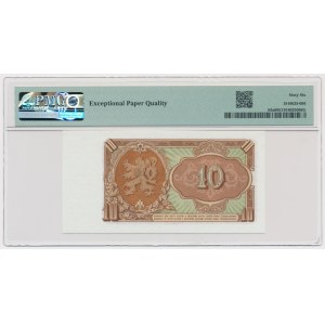 Tschechoslowakei, 10 Kronen 1953 - PMG 66 EPQ