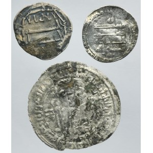 Lot, Abbasids and Samanids, Dirhams (3 pcs.)