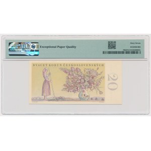 Czechoslovakia, 20 Korun 1949 - PMG 67 EPQ