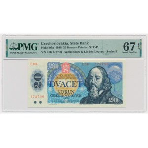 Czechoslovakia, 20 Korun 1988 - PMG 67 EPQ