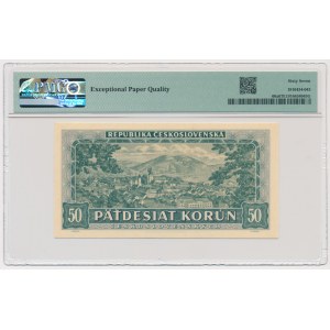 Czechoslovakia, 50 Korun 1948 - PMG 67 EPQ