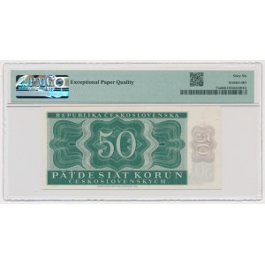 Czechoslovakia, 50 Korun 1950 - PMG 66 EPQ