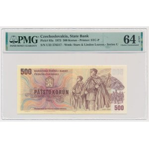 Czechoslovakia, 500 Korun 1973 - PMG 64 EPQ