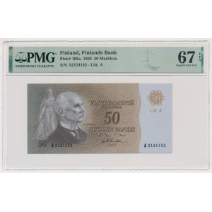 Finland, 50 Markkaa 1963 - PMG 67 EPQ