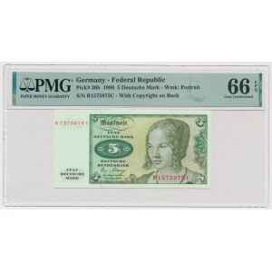 Germany, 5 Mark 1980 - PMG 66 EPQ