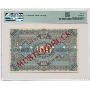 Germany, Saxony, 100 Mark 1890 - SPECIMEN - PMG 66 EPQ - TOP POP