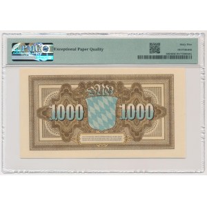 Germany, Bayern, 1.000 Mark 1922 - PMG 65 EPQ