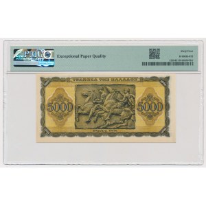 Greece, 5.000 Drachmai 1943 - PMG 64 EPQ