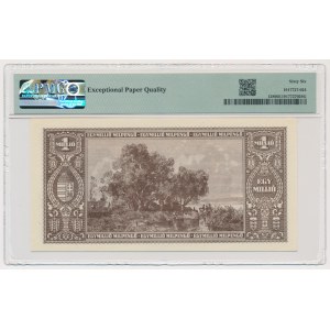 Hungary, 1 million Milpengo 1946 - PMG 66 EPQ