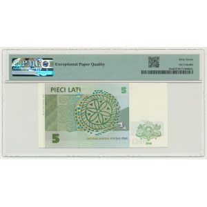 Lettonie, 5 patchs 2006 - PMG 67 EPQ