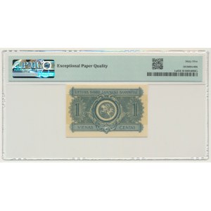 Lithuania, 1 Centas 1922 - PMG 65 EPQ