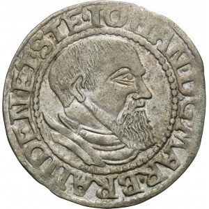 Silesia, Duchy of Crossen, Johann von Küstrin, Groschen Crossen 1545 - RARE