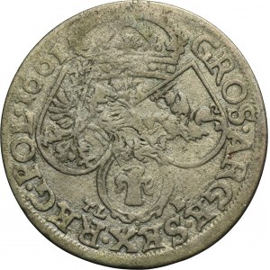 Jean II Casimir, Sixième degré Cracovie 1661 TLB - ROTH, punca A dans la couronne