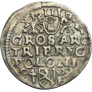 Sigismund III Vasa, 3 Groschen Posen 1594