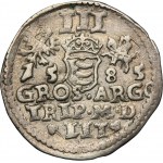 Stephan Bathory, 3 Groschen Vilnius 1585 - RARE