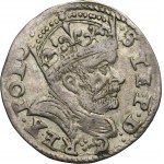 Stephen Bathory, 3 Groschen Posen 1586 - UNLISTED, date on the left, RE•X error