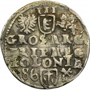 Stephen Bathory, 3 Groschen Posen 1586