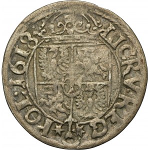 Sigismund III Vasa, 3 Kreuzer Krakau 1618 - RARE