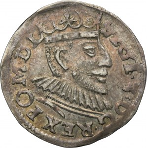 Sigismund III Vasa, 3 Groschen Posen 1591 - wide head