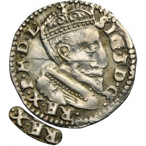 Sigismund III Vasa, 3 Groschen Lublin 1600 - RE•X error