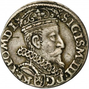 Sigismund III Vasa, 3 Groschen Krakau 1604