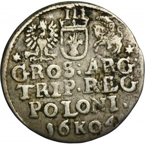 Sigismund III Vasa, 3 Groschen Krakau 1604