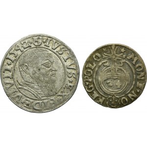 Lot, Poland and Ducal Prussia, Sigismund III Vasa, Albrecht Hohenzollern, 3 Polker and Groschen (2 pcs.)