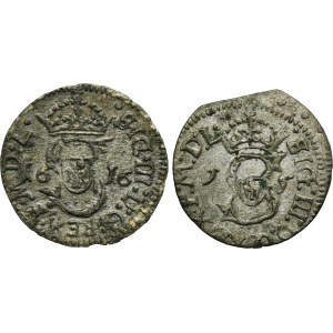 Lot, Sigismund III Vasa, Schilling Vilnius (2 pcs.)