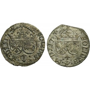 Lot, Sigismund III Vasa, Schilling Vilnius (2 pcs.)
